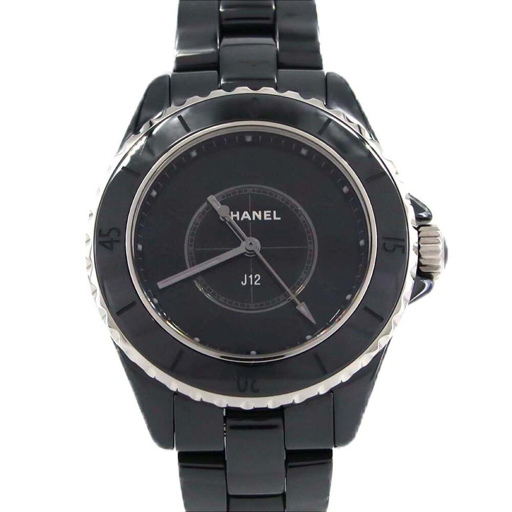 Chanel J12 Phantom 33mm Ceramic H6346 Quartz Watch